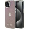 Guess IML Faceted Mirror Disco Iridescent Case Aizsargapvalks Priekš iPhone Apple 15 Neoriģinālie Maciņi