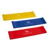 Yakimasport Fitness rubber Yakima yellow/red/blue 100114 set of 3 Pretestības gumijas