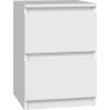 Top E Shop MALWA M2 WHITE BEDSIDE TABLE Прикроватные тумбочки