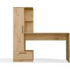 Top E Shop COSMO Oak Artisan Desk + Bookcase Set Jaunumi -Dārzam
