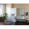 Top E Shop Topeshop NEL 2K DK BPOŁ bathroom storage cabinet White Новинки Для дома и сада 