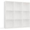 Top E Shop MALAX 3x3 H WHITE SHELVING UNIT Jaunumi -Dārzam