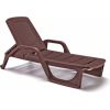 Bica Sauļošanās krēsls Nilo brūns Guļamkrēsli un sauļošanās krēsli
