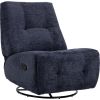 Atpūtas krēsls reglaineris WILLA ar šūpošanās un rotācijas manuālo mehānismu, zils Jaunumi -Dārzam