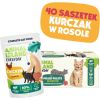 ANIMAL ISLAND kurczak w rosole karma dla kota monopak 40x85g Консервы кошек