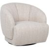 Atzveltnes krēsls FREESIA grozāms, auzu baltums Jaunumi -Dārzam