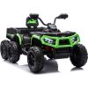 Lean Cars Battery-Operated Quad ATV 6 Wheels With Trailer JC606 24V 4x4 Green Jaunumi, Bērnu preces