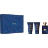 SET VERSACE Dylan Blue Pour Homme EDT spray 50ml + AFTER SHAVE BALM 50ml + SHOWER GEL 50ml Jaunumi - Datori