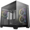 Deepcool Case CG330 3F Black Micro ATX Datoru korpusi
