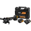 Leņķa slīpmašīna DeWalt DCG45MP2T; 18 V; 2x5,0 Ah akum. Slīpmašīnas