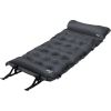 Pašpiepūšošais paklājiņš NC4018 SELF-INFLATING MAT DARK GREY NILS CAMP Šūpuļtīkli