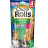 INABA Churu Rolls Chicken recipe wraps Tuna recipe - cat treats - 4x10 g Kaķu sausā barība