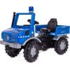 Rolly Toys Ciężarówka Samochód na pedały Unimog Merc-Benz Policja Jaunumi, Bērnu preces