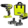 Ryobi Cordless Hammer R18PD5-220S, 18 Volt (green / black, 2x Li-ion battery 2,0Ah) Jaunumi -Dārzam