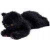 LeanToys Pluszowa Maskotka Przytulanka Kotek Leżący Czarny 38 cm Мягкие игрушки