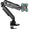ONKRON G90-B Swivel and tilt desk mount for 13‘-34’ monitors, max. 10 kg, with rotation, black TV un monitoru stiprinājumi, kronšteini
