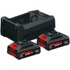 Piederumu komplekts Bosch 1600A0373J; 18 V; 2x4,0 Ah akum. Аккумуляторы