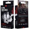 Maxpower Lightning to USB Cable 1m MXUC-04 By Maxlife White Дата USB-кабели