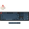 Keychron V6 Max (black/blue-gray, DE layout, Gateron Jupiter Red, hot-swap, RGB) Клавиатуры
