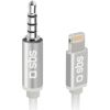 Adapteris SBS 3.5mm jack Male - Lightning Male 1m White Dažādi vadi