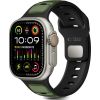 Tech-Protect watch strap IconBand Line Apple Watch 44/45/46/49mm, black/green Jaunumi - Viedierices