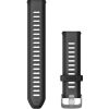 Garmin watch strap Quick Release 20mm, black/slate grey Smart-Watch aksesuāri