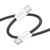 USB кабель Hoco X104 60W USB-C to USB-C 2.0m черный Дата USB-кабели