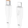 USB cable Hoco X93 60W USB-C to USB-C 1.0m white Data USB kabeļi