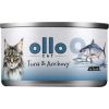 Ollo Tuna with Anchovy in Broth Nr 9 70g Kaķu konservi