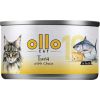 Ollo Tuna with Cheese in Broth Nr 10 70g Kaķu konservi