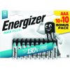 Energizer Max Plus LR03 BL10+10 AAA Baterijas un akumulatori