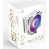 MODECOM Volcano 0C T721 ARGB Processor Air cooler 12 cm White Procesoru dzesēšana