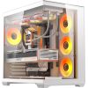 DarkFlash C280 computer case (white) + 7 fans Корпуса