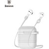 Baseus Apple  Silicone Protective case with Magnetic Strap for AirPods headphones Grey Neoriģinālie Maciņi