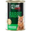 JOHN DOG For cats Rabbit Mousse - wet cat food - 400g Консервы кошек