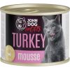 John Dog JD for CATS DOROSŁY INDYK MUS puszka KARMA MOKRA 200g Suņu barība