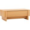Coffee table MORBEN 110x60xH40cm, melamine with oak decor Jaunumi -Dārzam