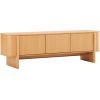 TV unit MORBEN 160x42xH50cm, melamine with oak decor Jaunumi -Dārzam