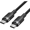 CABLE USB-C TO USB-C/1M BLACK TRDBF VENTION Дата USB-кабели