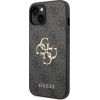 Guess PU 4G Metal Logo Case Защитный чехол для iPhone 14 Plus / серый Чехлы - альтернативные