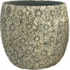 Plant holder SUNNY DAISY D44.5xH41cm white/grey Новости, мебель, дом