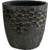 Plant holder SUNNY COVE D31xH33cm dark grey Новости, мебель, дом