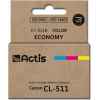 Actis KC-511R Ink (replacement for Canon CL-511; Standard; 12 ml; color: cyan, magenta, yellow) Tintes printeru izejmateriāli