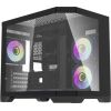 Darkflash Darflash FT418 computer case + 6 aRGB fans (black) Datoru korpusi