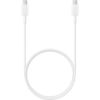 USB cable Samsung EP-DN980BWE 25W 5A USB-C to USB-C 1.0m white Data USB kabeļi