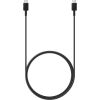 USB cable Samsung EP-DN980BBE 25W 5A USB-C to USB-C 1.0m black Data USB kabeļi