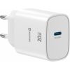 Swissten Edge Tīkla Lādētājs USB-C GaN 20W Balts Telefonu lādētāji 220v