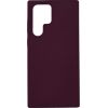 Evelatus Samsung  Galaxy S22 Ultra Premium Soft Touch Silicone Case Burgundy Чехлы - альтернативные