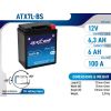 6.3Ah 100A Axcell AGM moto akumulators 113x70x130 Akumulatori