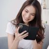 OEM -  SMART CASE Book for SAMSUNG Xcover 7 black Neoriģinālie Maciņi